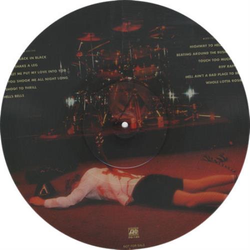 AC/DC Japan Tour '81 Japanese Promo picture disc LP (vinyl picture